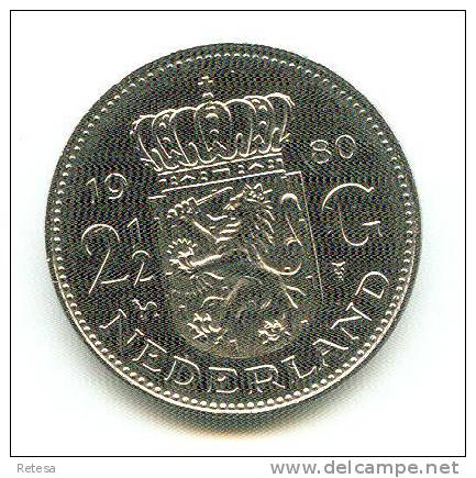 NEDERLAND  2 1/2 GULDEN  1980 - 1948-1980 : Juliana