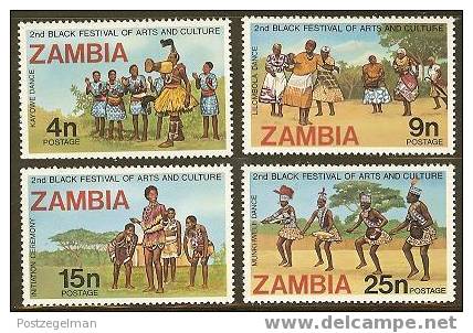 ZAMBIA 1977 MNH Stamp(s) African Culture 176-179  #6196 - Zambia (1965-...)