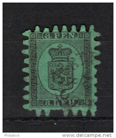 FINLANDE N° 6 Obl . Perf T III (défectueux) - Used Stamps