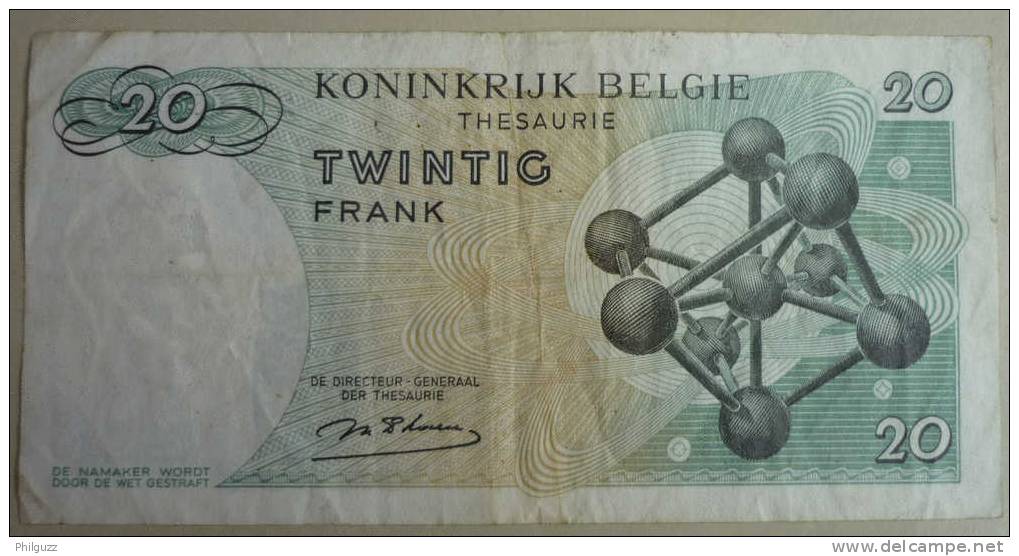 1964 BELGIUM BELGIQUE BAUDOUIN 20 FRANCS  2O 5863099 - [ 9] Verzamelingen