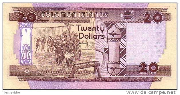 SALOMONS ISLANDS  20 Dollars  Non Daté (1996)   Pick 21    ***** BILLET  NEUF ***** - Salomons