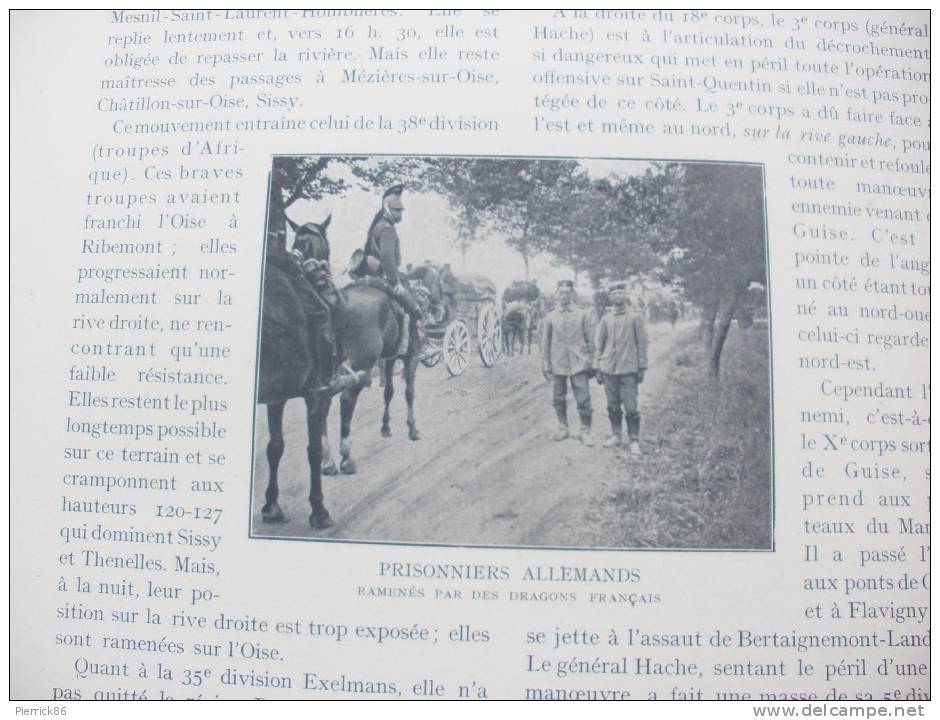 LEME CHEVENNES MONTESCOURT LIZEROLLES VERVINS SAINT QUENTIN VOULPAIX ETREAUPONT FRESNOY LE PETIT GENERAL MANGIN - Histoire