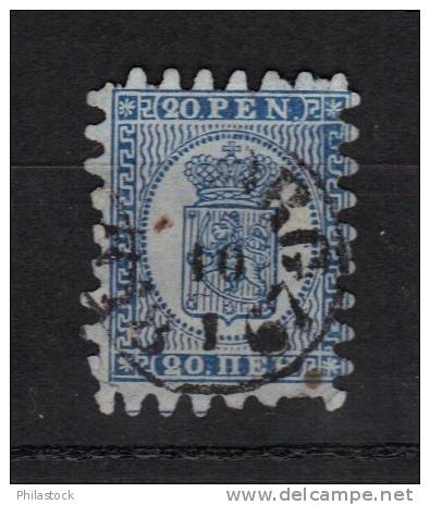 FINLANDE N° 8 Obl . Perf T III (1 Dent Courte) - Used Stamps