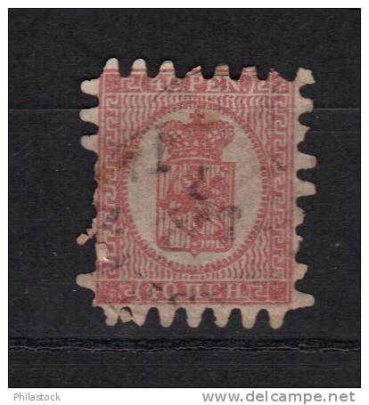 FINLANDE N° 9 Obl . Perf T III (défectueux) - Used Stamps