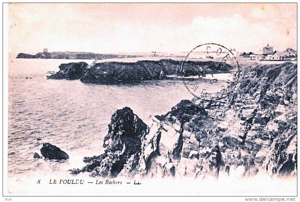 CPA LE POULDU LES ROCHERS - Le Pouldu