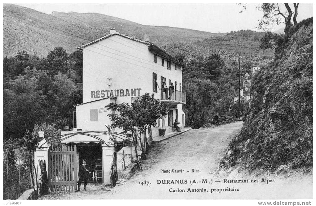 DURANUS (06) Restaurant Des Alpes - Andere & Zonder Classificatie
