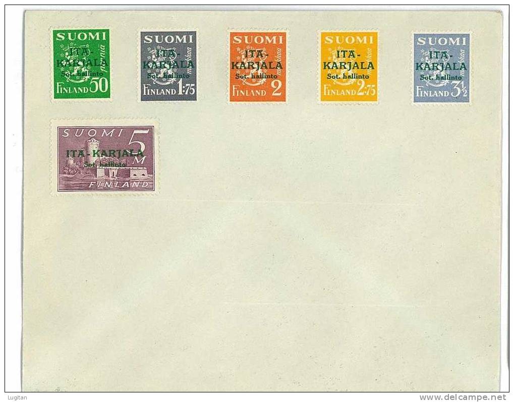 Filatelia - FINLANDIA - POSTAL HISTORY - CARELIA ORIENTALE - FDC - FIRST DAY COVERS - FDC