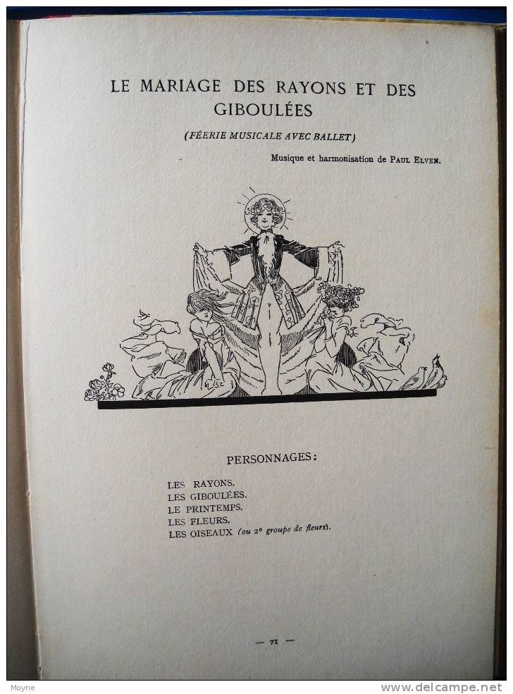 Enfantina - L´ ECOLE  EN  FETE- Par  DUBUS Hermin  1937 - Saynetes Et Musiques -Illustrations De MAITREJEAN  -Nathan - 6-12 Ans