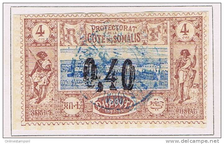 Djibouti  1899,  Yv  22  , Maury  21 , Oblitéré Used - Oblitérés