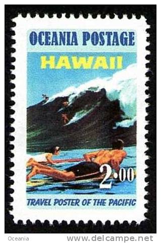 Oceania Post Travel Posters Of The Pacific Stamp 2011 - Other & Unclassified