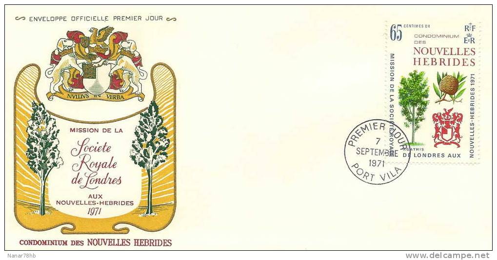 (c) FDC Mission De La Société Royale De Londres - FDC