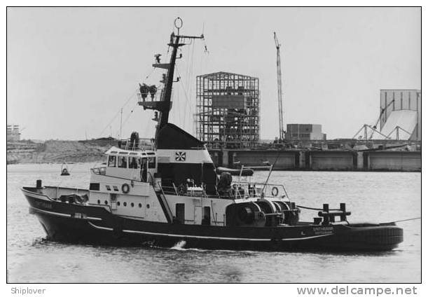 Remorqueur SMITHBANK Lot De 2 Photos Anciennes - Tugboats