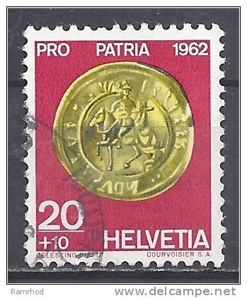 SWITZERLAND 1962 Pro Patria - 20c Schwyz Gold Ducat  FU - Used Stamps