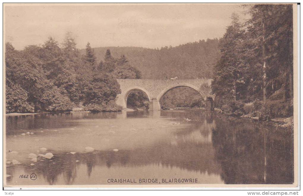 Blairgowrie,  Craighall Bridge;  1928 - Kinross-shire