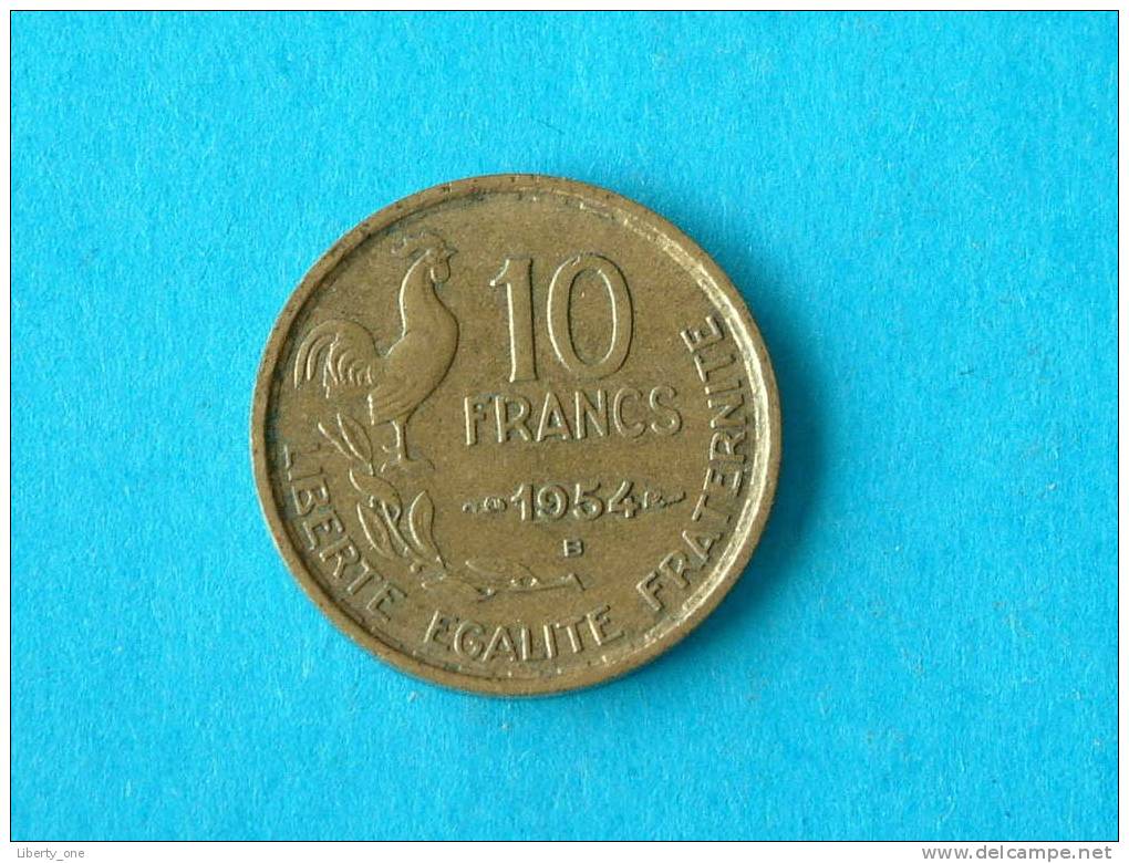 1954 B - 10 FRANCS / KM 915.2 ( For Grade, Please See Photo ) !! - Autres & Non Classés