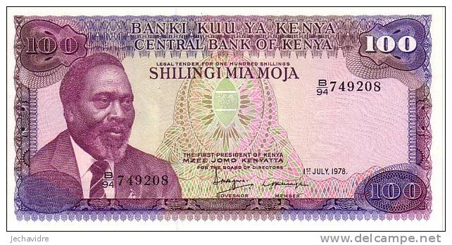 KENYA   100 Shilingi   Daté Du 01-07-1978   Pick 18     ***** BILLET  NEUF ***** - Kenya