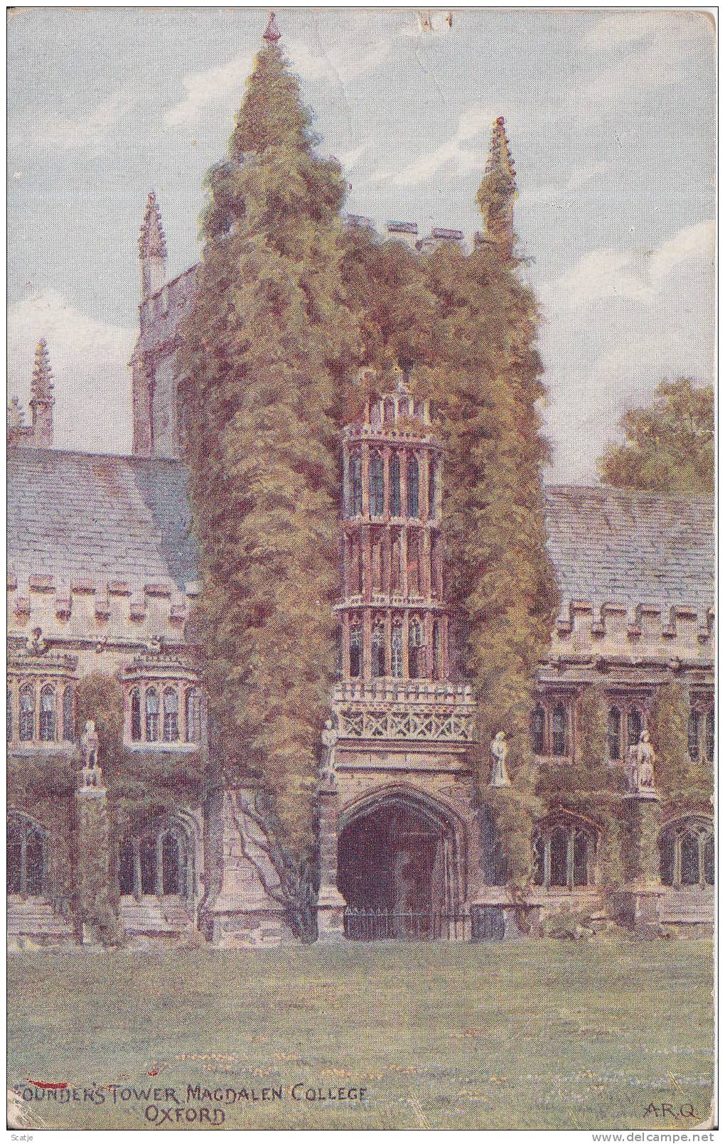 Oxford; Founder´s Tower, Magdalen College - 1926 - Oxford