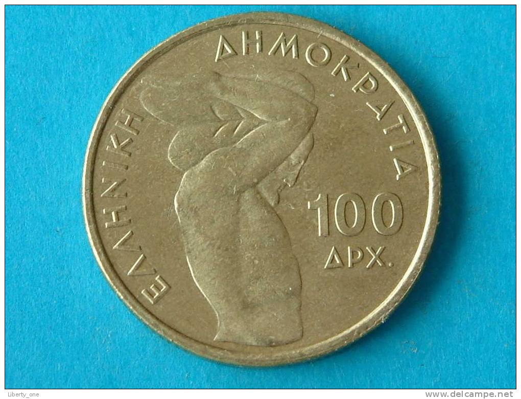 1999 - 100 DRACHMES / KM 174 ( For Grade, Please See Photo ) !! - Grèce