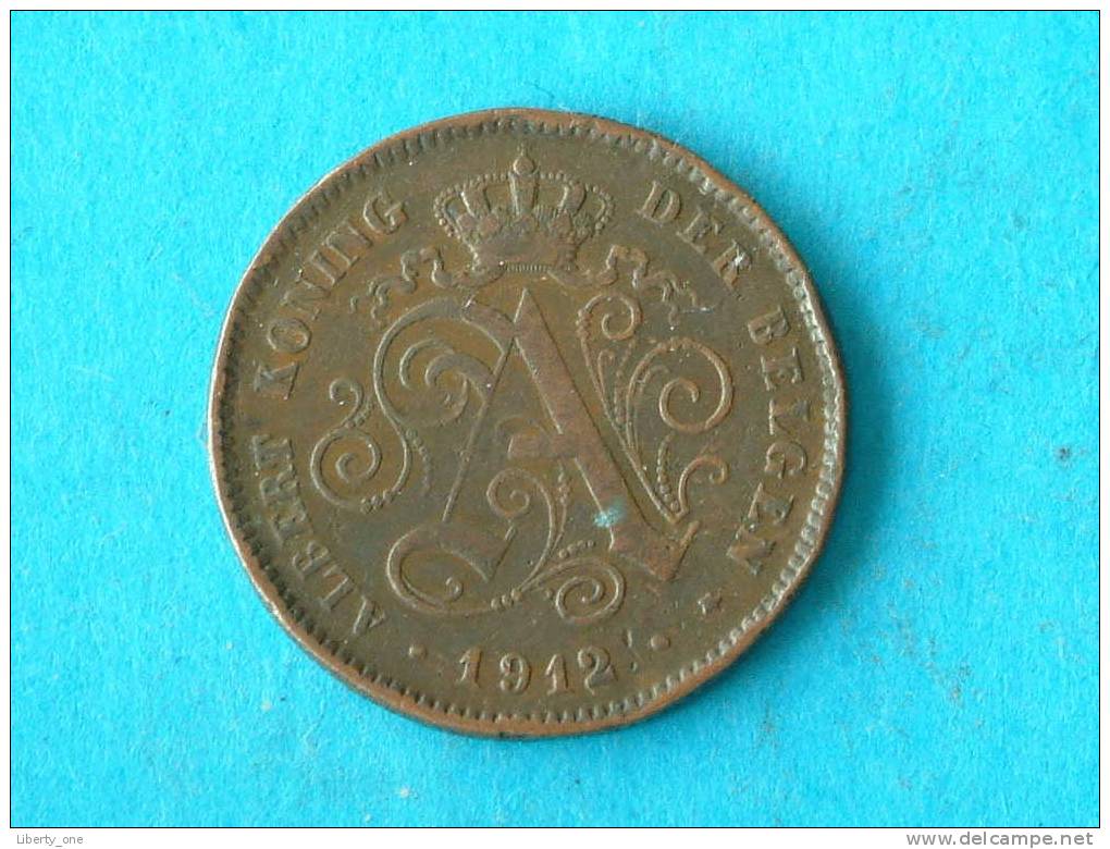 1912 VL - 2 CENT. / Morin 313 ( For Grade, Please See Photo ) !! - 2 Centimes