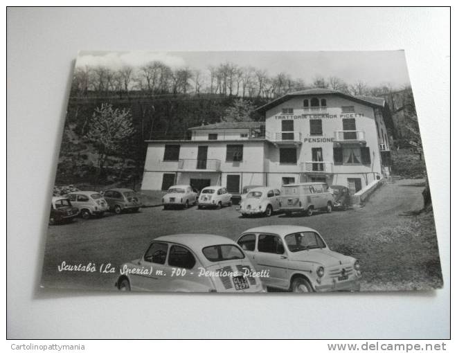 Scurtabò La Spezia Trattoria Locanda Pensione Picetti Auto Car Maggiolino Ufficio Postale - La Spezia