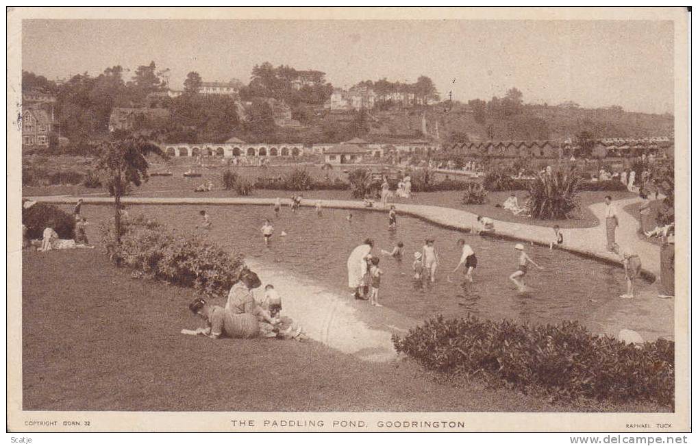 Goodrington, The Paddling Pond ;  1950 - Exeter - Torquay