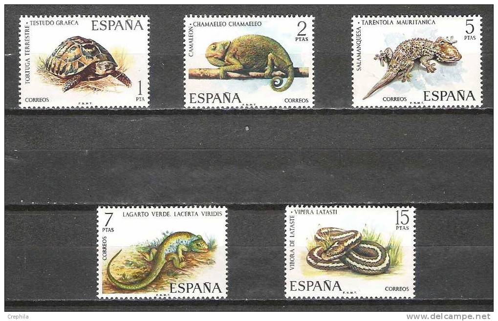 Espagne - 1974 - 1847/51  - Neuf ** - Unused Stamps