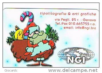 CALENDARI TASCABILI - 2007 NGI ARTI GRAFICHE - GENOVA: BABBO NATALE - Formato Piccolo : 2001-...