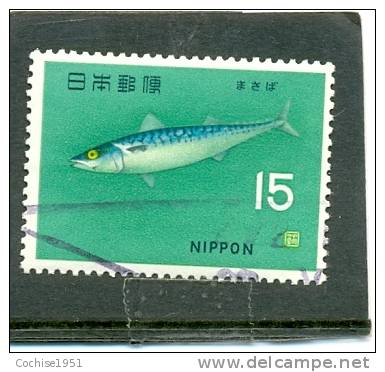 1966 JAPON Y &amp; T N° 828 ( O ) Maquereau - Gebruikt