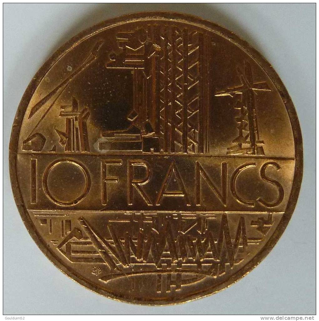 10 Francs   1984 Tranche Inverse Aiguille Montre      Mathieu - 10 Francs