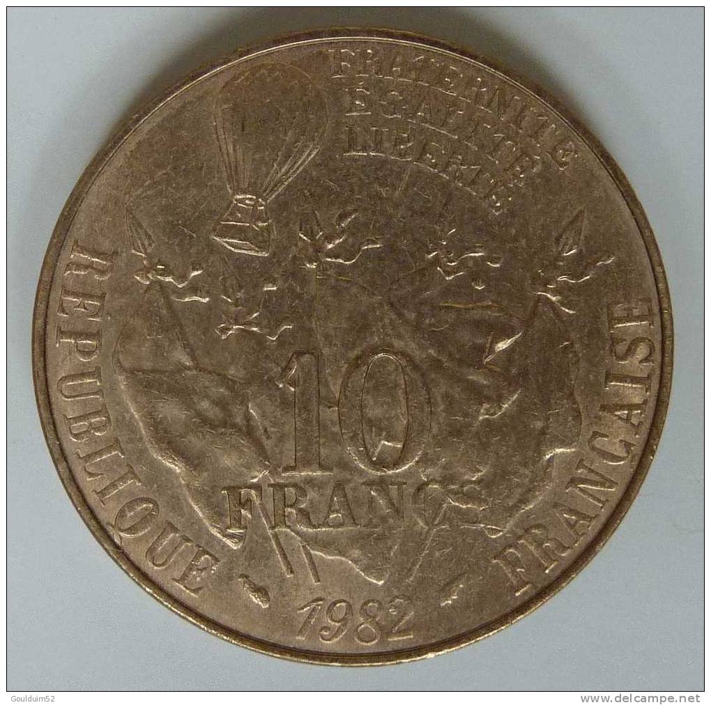 10 Francs 1982    Gambetta - Commemoratives