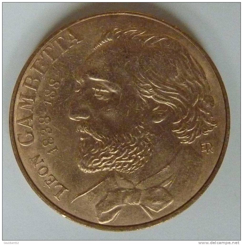 10 Francs 1982    Gambetta - Gedenkmünzen