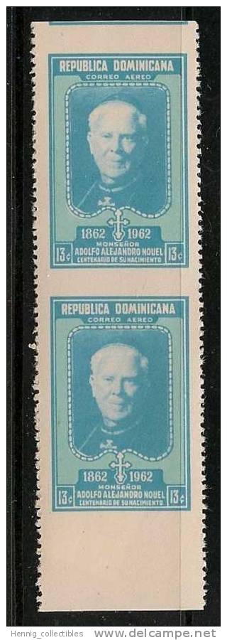 COLLECTIONS -Dominican Rep. 1962  - IMPERF. - ARCHBISHOP NOUEL  Scott  C126 - Dominican Republic