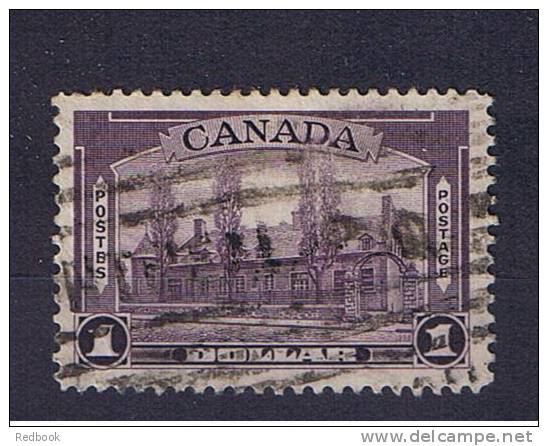 RB 730 - 1937 Canada $1 Chateau De Ramezay Montreal - Good Used Stamp - Used Stamps