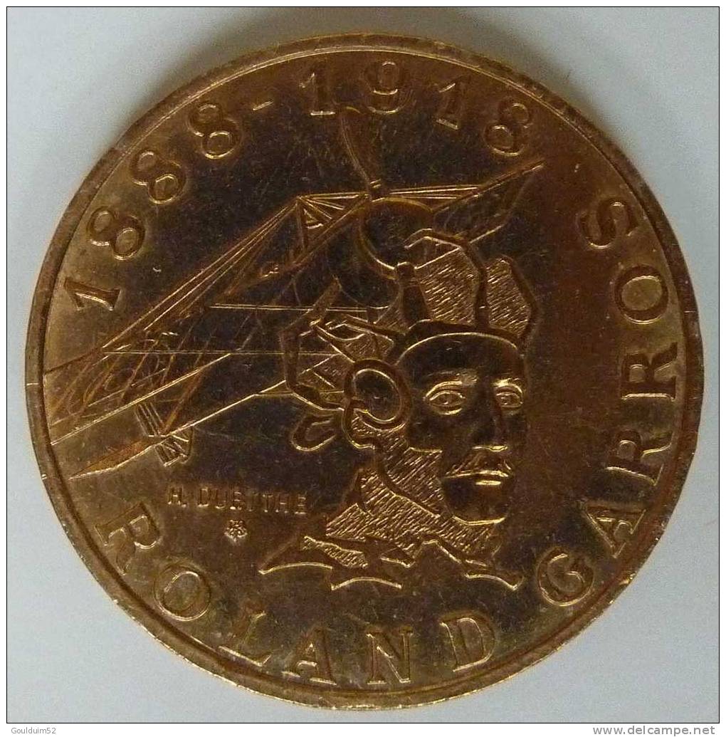 10 Francs 1988 Tranche Inverse Aiguille Montre      Roland Garros - Conmemorativos