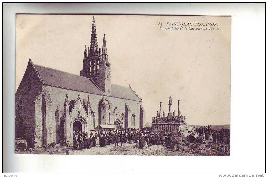29. -   SAINT-JEAN-TROLIMON .- La Chapelle  Et Le  Calvaire De Tronoen - Saint-Jean-Trolimon