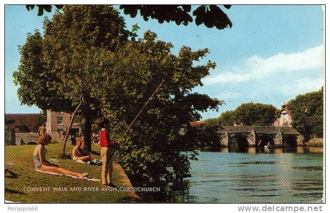 CPSM De Convent Walk And River Avon Christchurch - Bristol