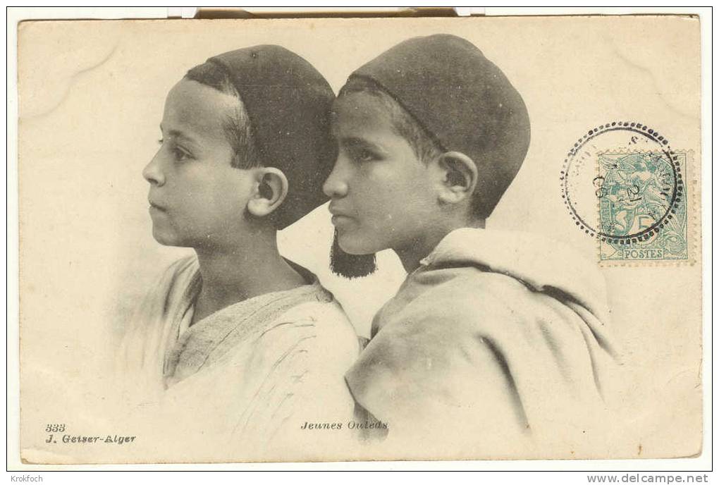 Algérie - Jeunes Ouleds 1906 - Kinderen