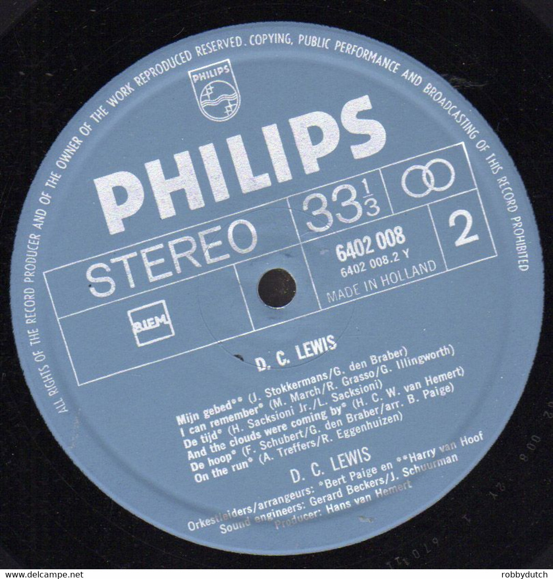 * LP *  D.C. LEWIS - SAME (Holland 1970) - Other - Dutch Music