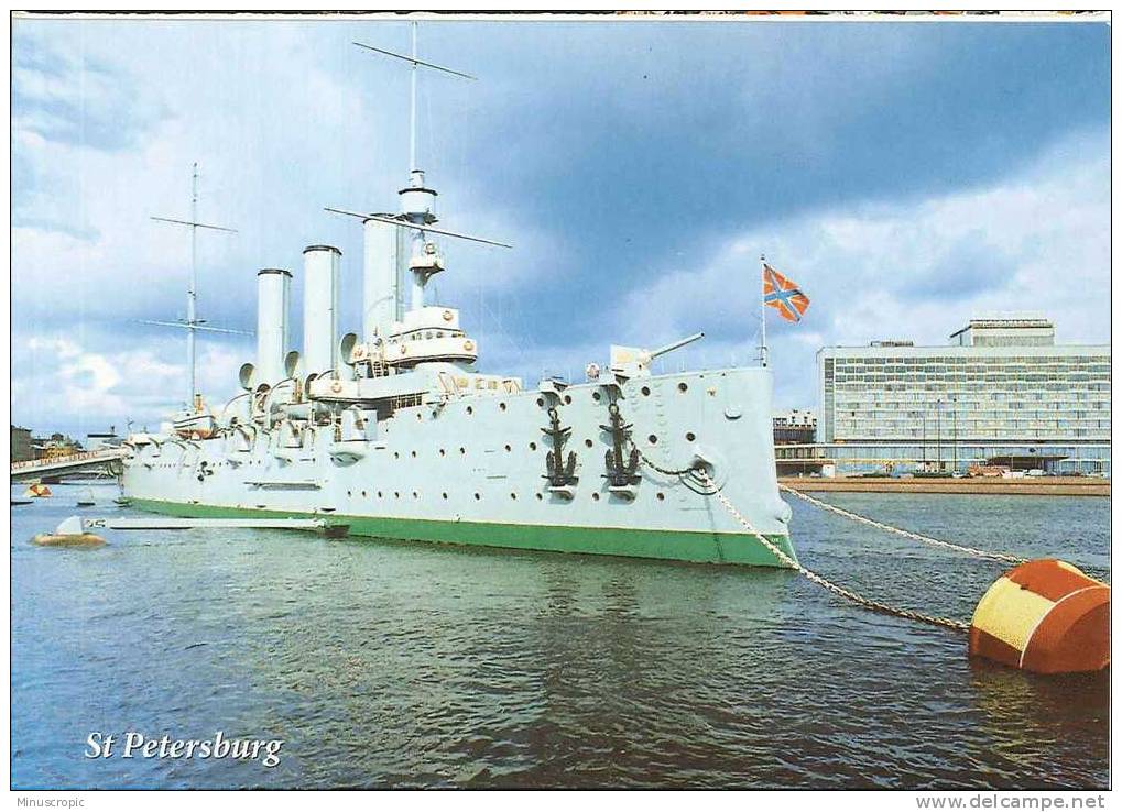 CPM Russie - Saint Petersburg - Le Croiseur Aurore - St Petersburg