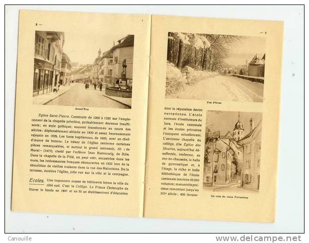 Porrentruy - 1928 - Petit Livre . Nombreuses Illustrations .... - 1901-1940