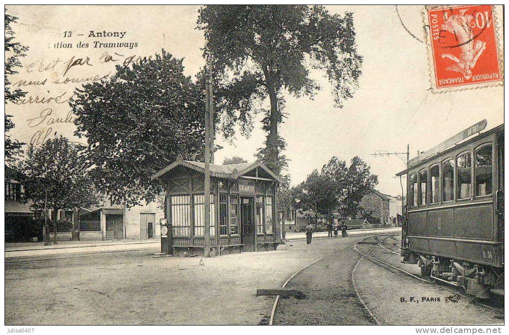 ANTONY (92) Station Des Tramways électriques Beau Plan - Antony