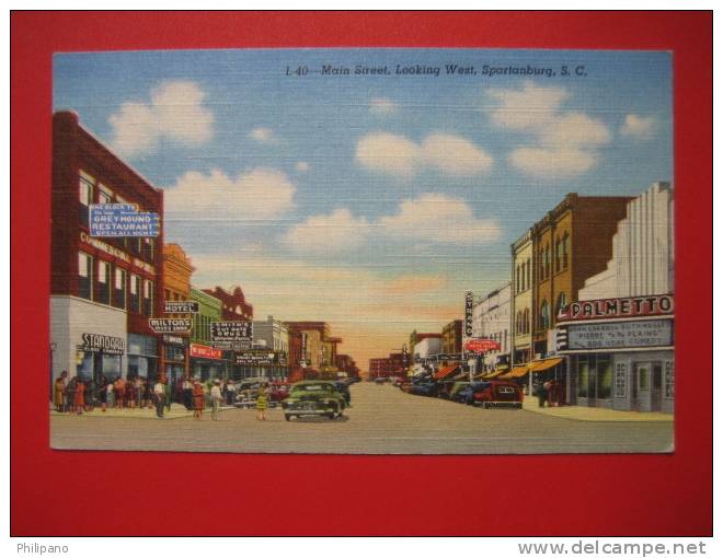 Theatre-----Spartanburg SC  Main Street Palmento Theatre   1945 Cancel  ---====  ==ref 205 - Spartanburg