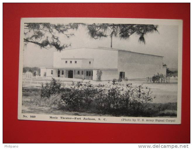 Theatre-----Fort Jackson SC  Movie Theatre    Ca 1940's   ---====  ==ref 205 - Andere & Zonder Classificatie