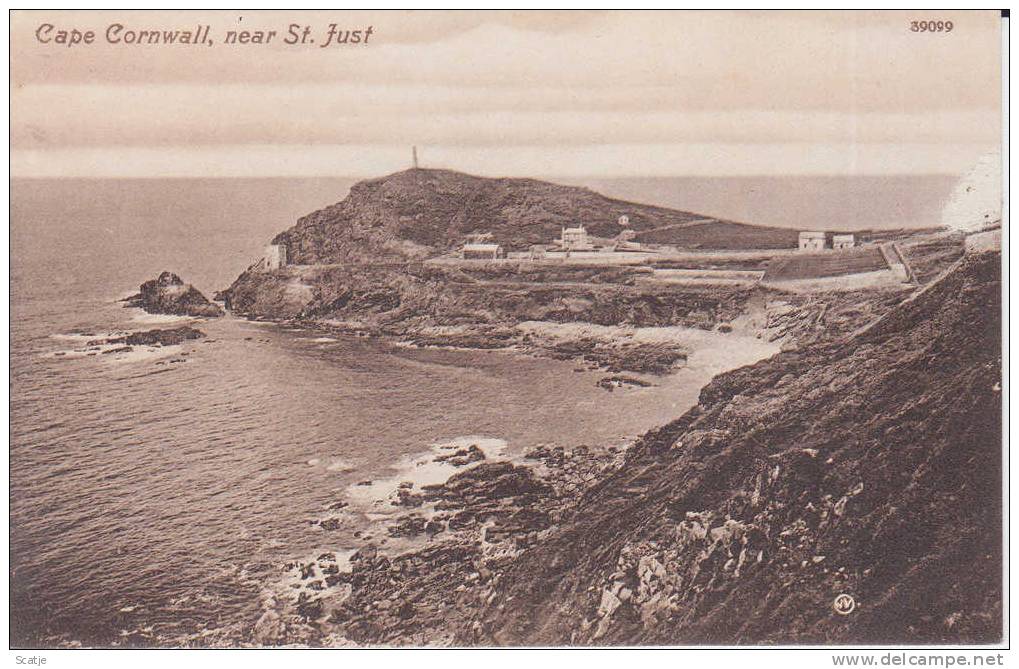 Cape Cornwall, Near St. Just / Prachtige Card - St.Ives
