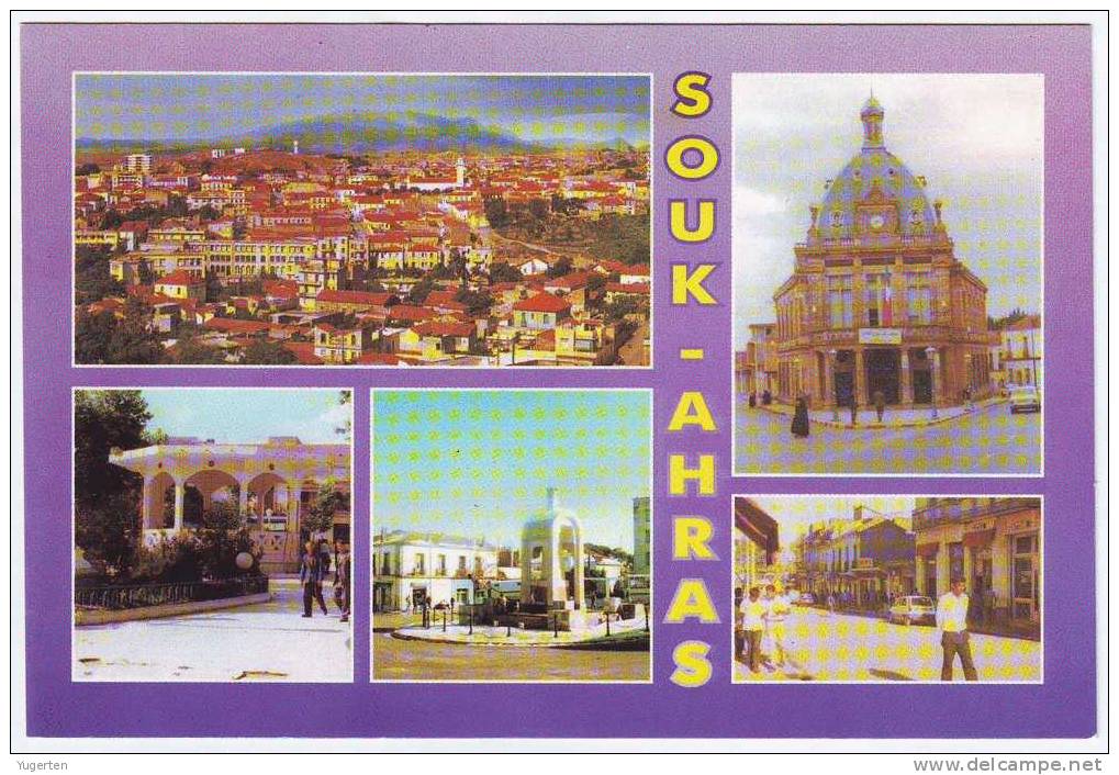 ALGERIE - ALGERIE ALGERIEN P8STCARD  Souk-Ahras - Multivue - Neuve NEW - Souk Ahras