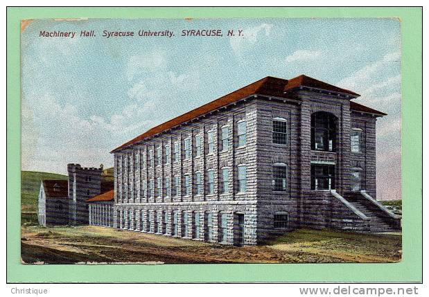 Machinery Hall, Syracuse University, Syracuse, NY.  1900-10s - Syracuse