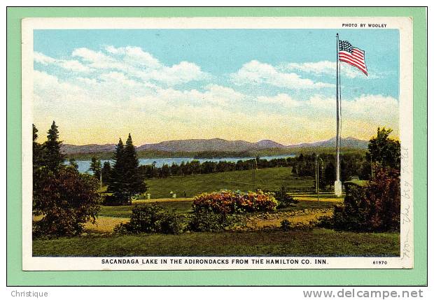 Sacandaga Lake In The Adirondacks, Hamilton Co. Inn.  NY. 1910-20s - Adirondack