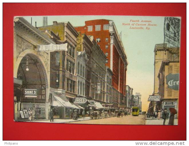 Theatre----- Louisville KY   Fourth Ave  Majestic Theatre  Ca 1910  ---====  Ref 206 - Louisville