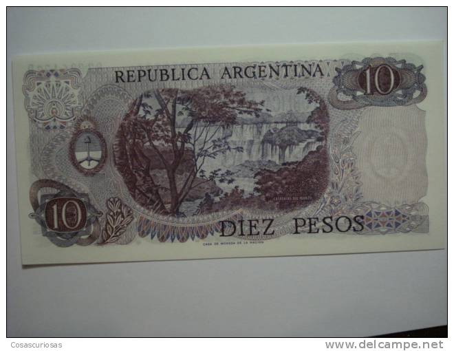 522 ARGENTINA 10 PESOS UNCIRCULATED   YEAR 1973  - OTHERS IN MY STORE - MAS EN MI TIENDA - Argentinien