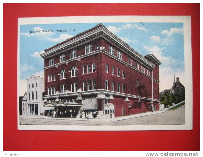 Theatre-----  Wabash In   Eagle's Theatre   Vintage Wb ==== ====  Ref 207 - Other & Unclassified